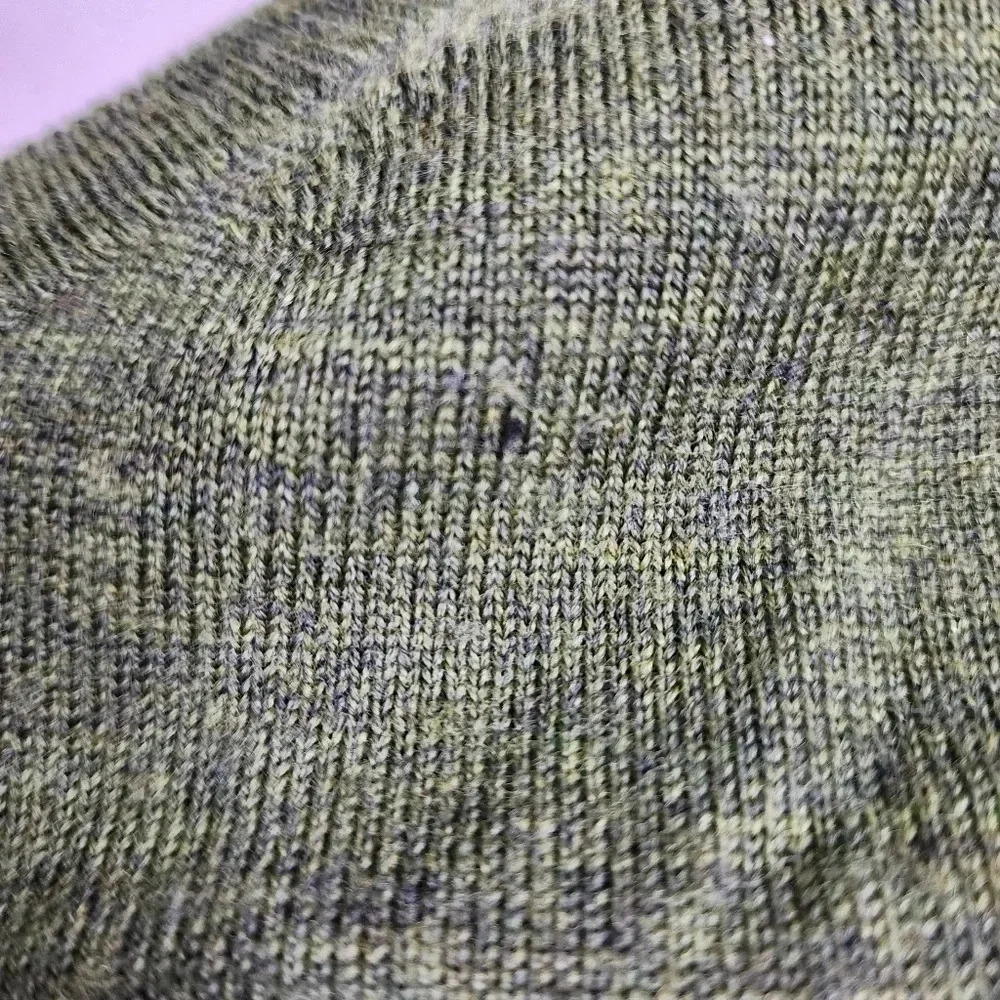 Peter Millar Extra Fine Italian Merino Wool Vest Size Large Green Rooster - Picture 7 of 8